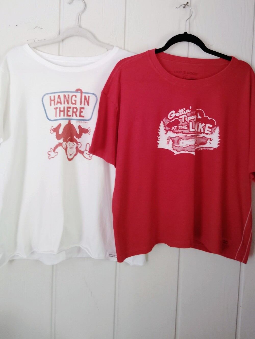 BUNDLE OF 2!! Life Is Good, Graphic Tees. Size XL
